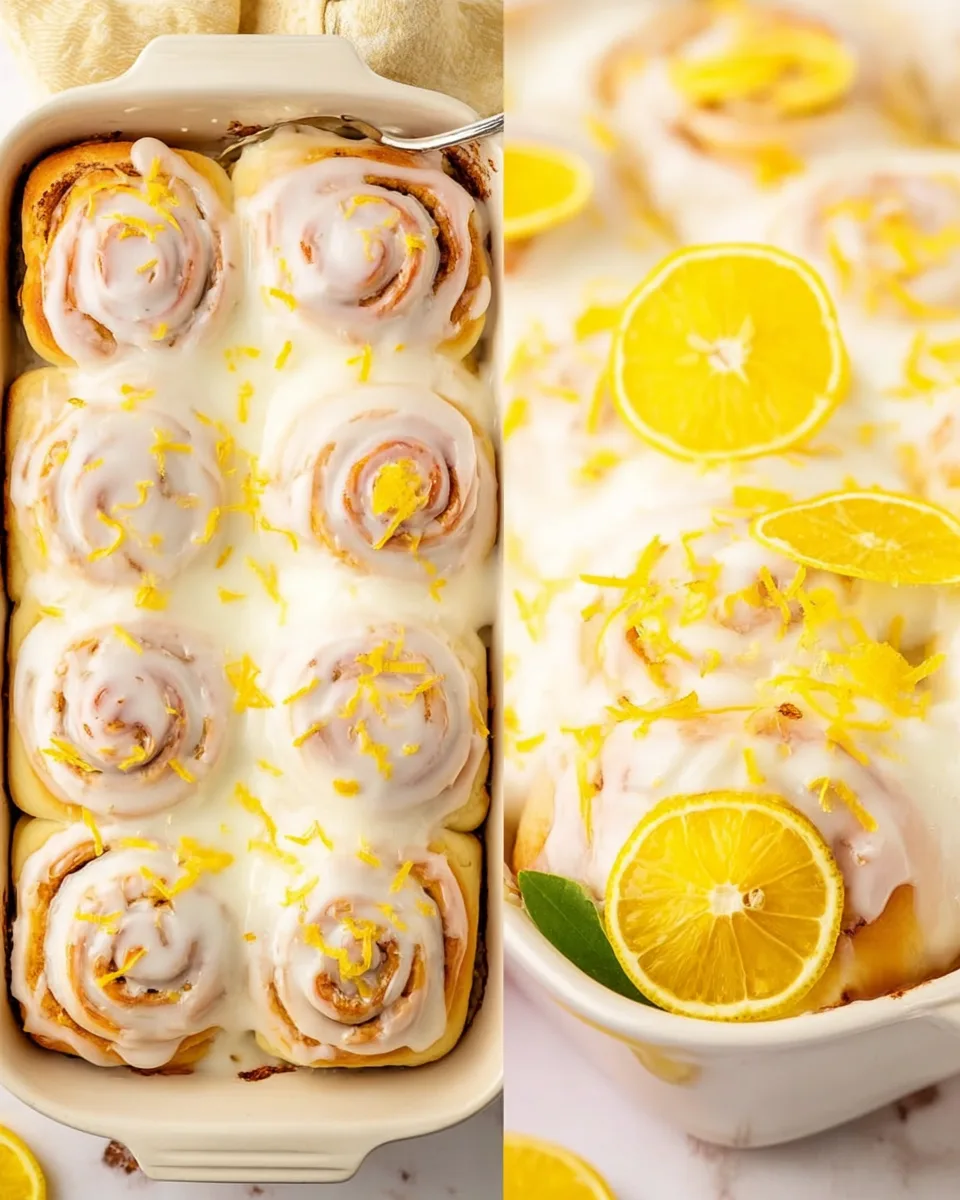Zesty Lemon Sweet Rolls - A Perfect Dessert Treat!