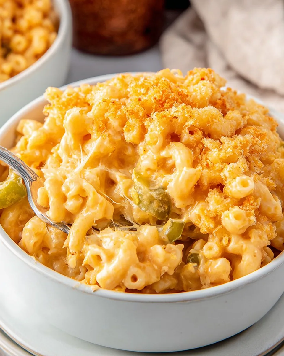 Amazing Green Chile Mac and Cheese Fiesta! Recipe!