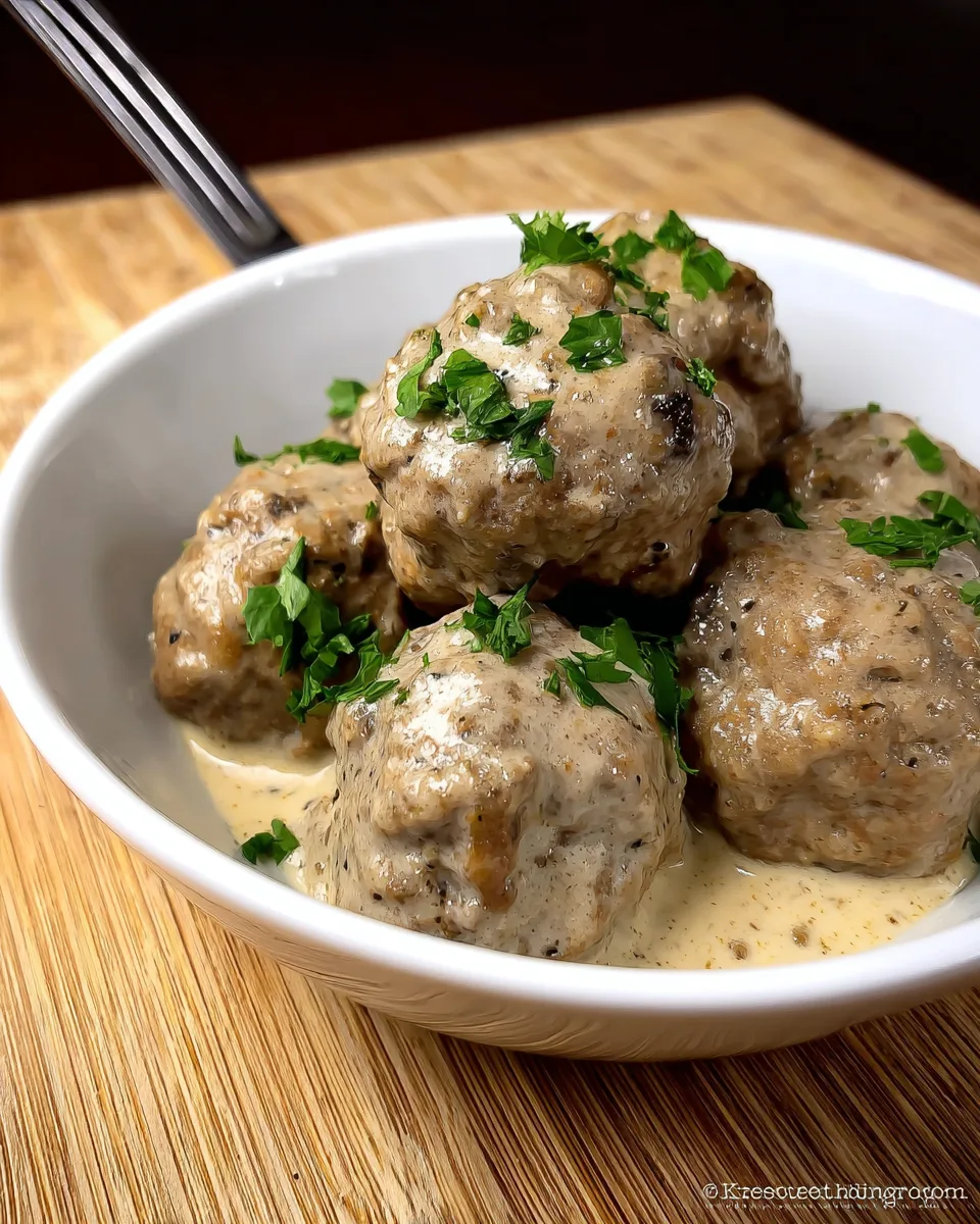 Authentic Delicious Keto Swedish Meatballs Recipe