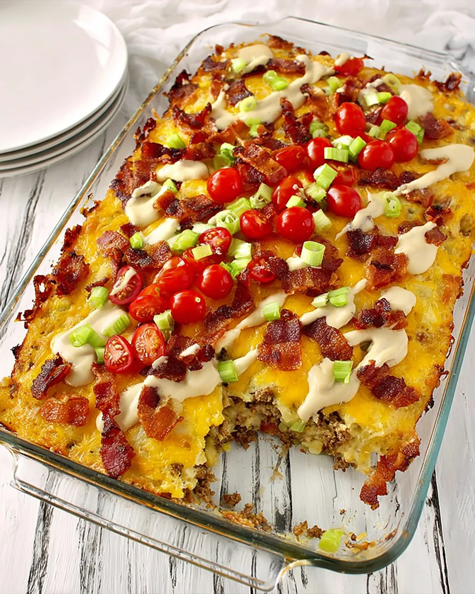 Bacon Cheeseburger Casserole: Easy Dinner Tonight!