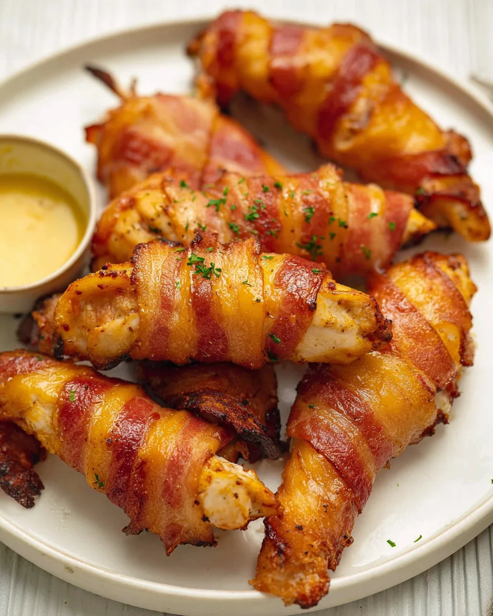 Bacon Wrapped Chicken Tenders: Air Fryer or Baked