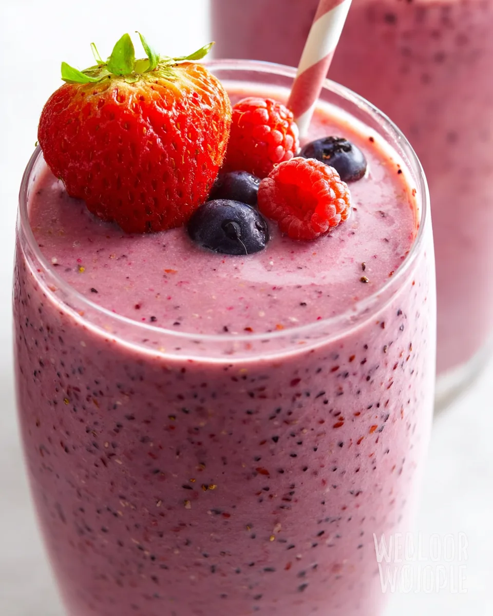 Berry Power Protein Smoothie: Your Quick Healthy Recipe!