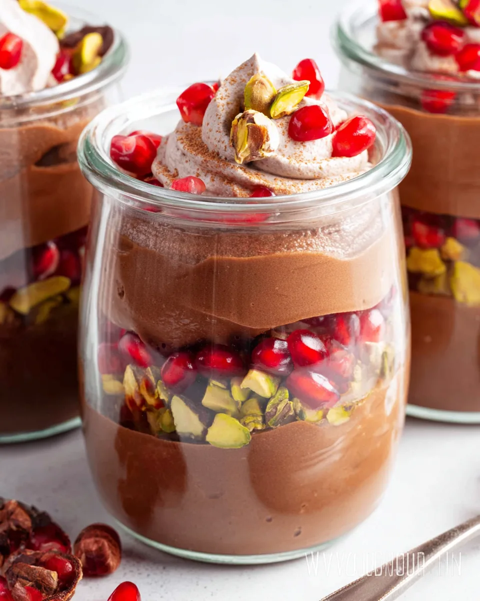 Best Decadent Chocolate Pomegranate Parfaits