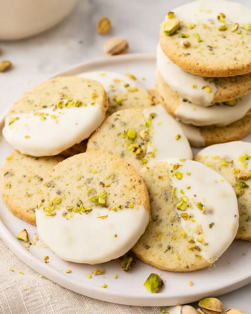 Best Delicious Pistachio Shortbread Cookies Recipe
