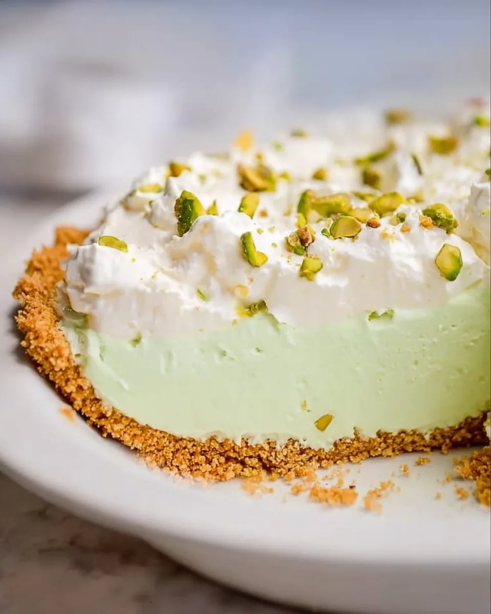 Best Easy No Bake Pistachio Cream Pie Recipe Ever!