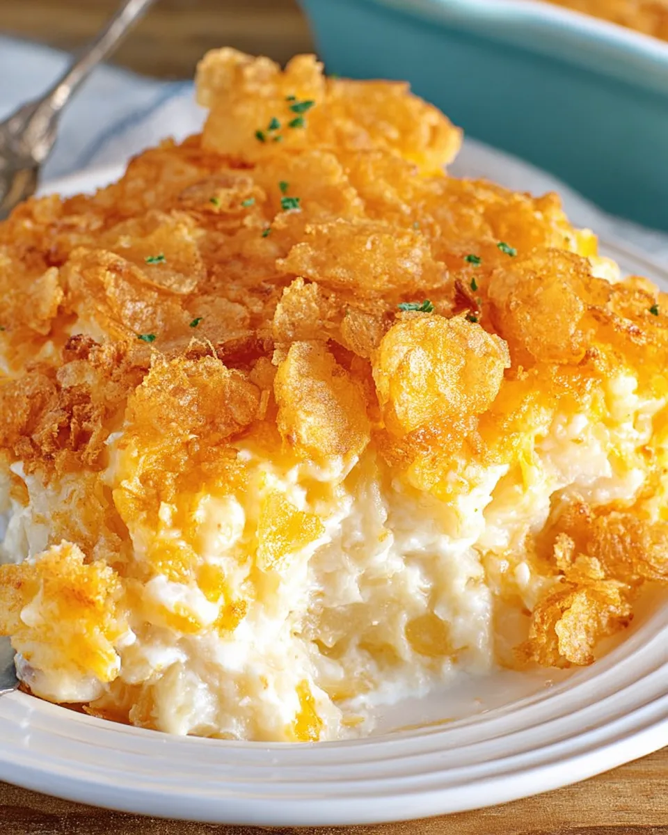 Best Homemade Cheesy Potato Casserole Recipe Ever!!
