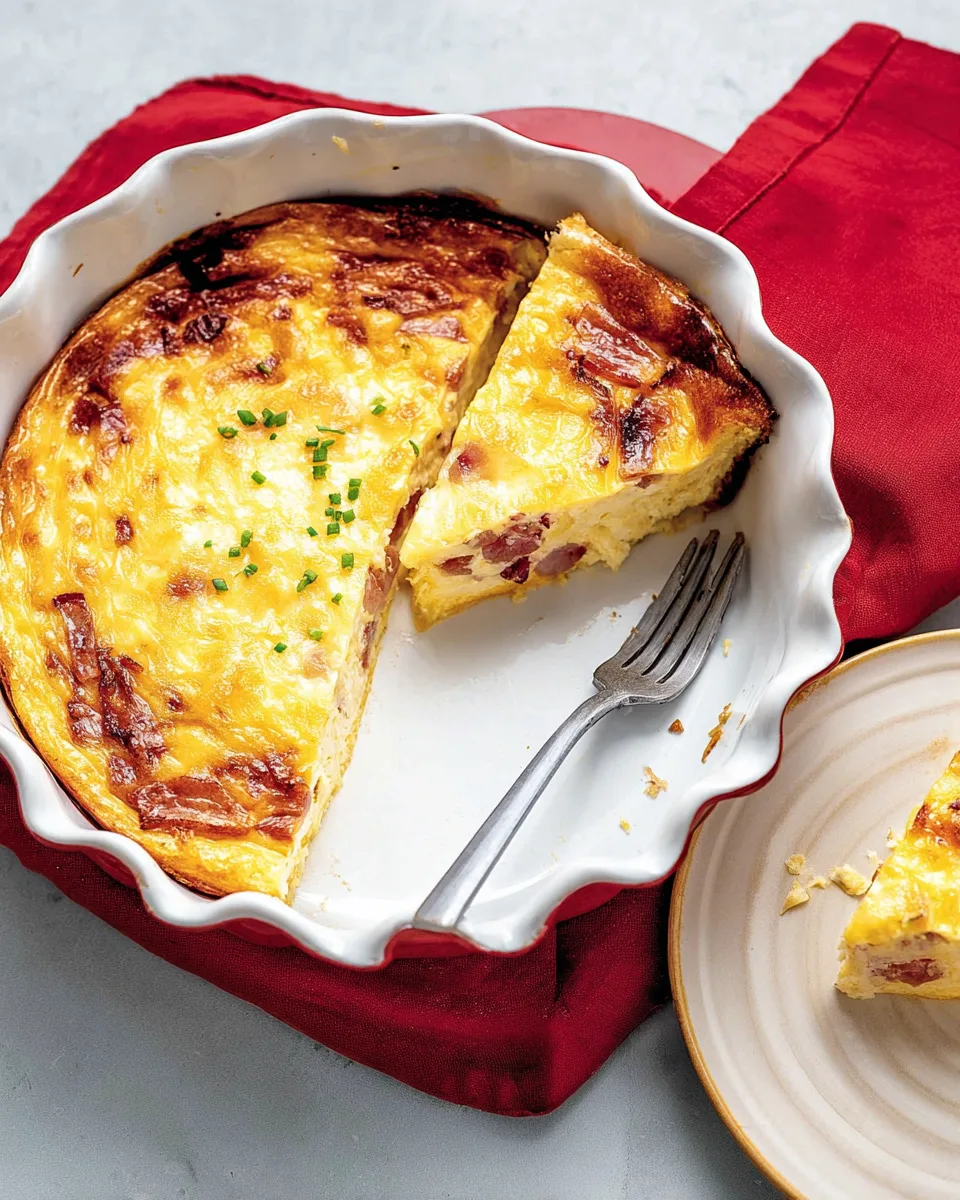 Crustless Quiche Lorraine: Easy & Delicious Recipe