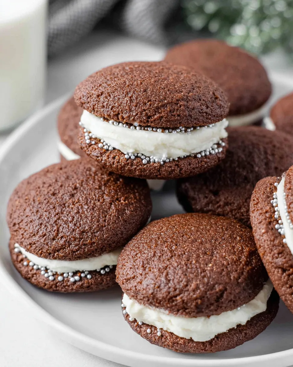 Delicious & Easy Gingerbread Whoopie Pies Recipe.