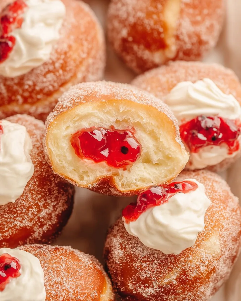 Delicious Easy Raspberry Cheesecake Donuts Recipe!