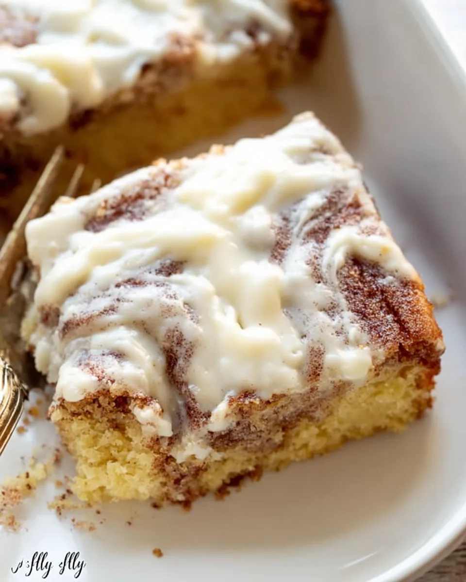 Delicious Healthy Keto Cinnamon Roll Cake Recipe!