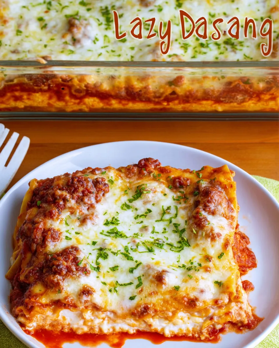 Delicious & Quick Easy Lazy Day Lasagna Recipe!