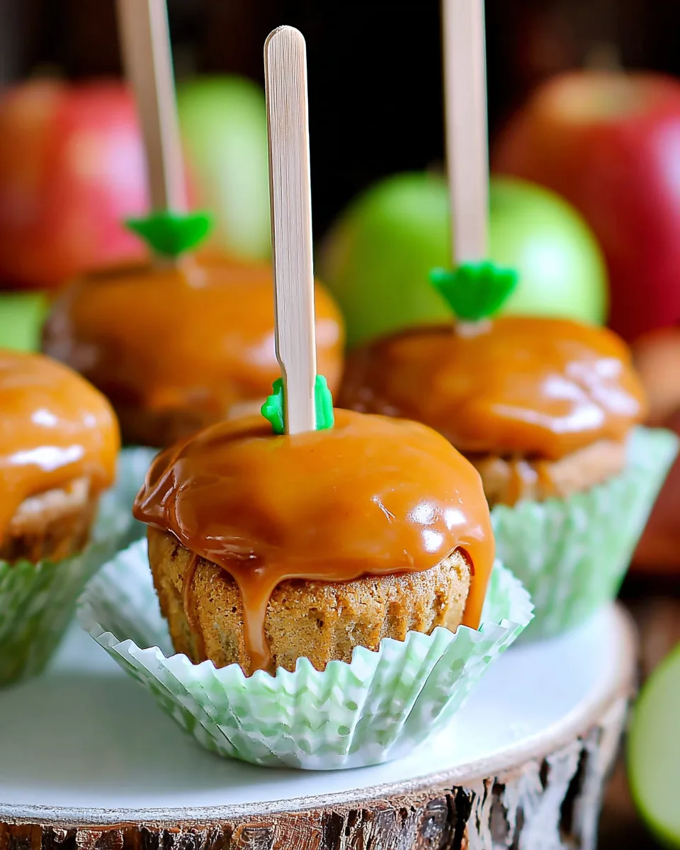 Easy Caramel Apple Cupcakes Recipe