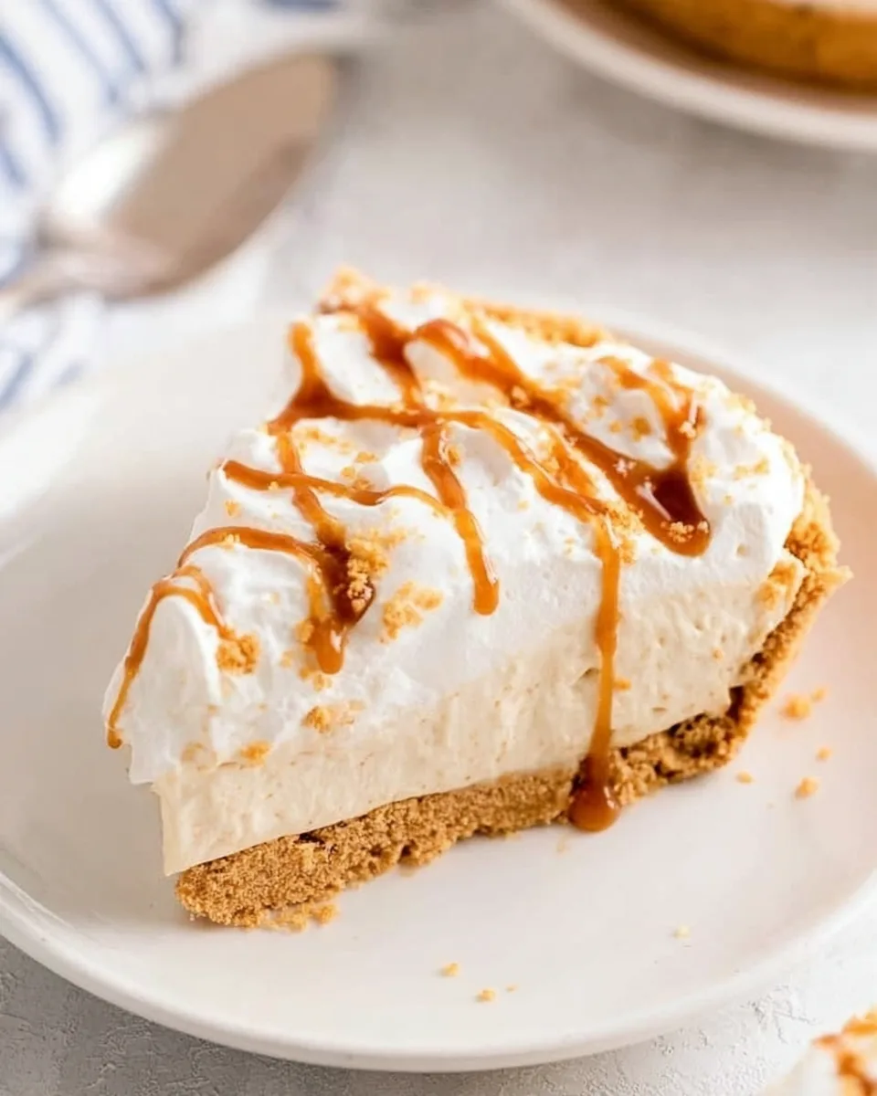 Easy Caramel Cream Pie - The Best No-Bake Dessert