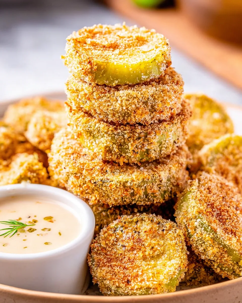 Easy Crispy Air Fryer Pickles! Get The Recipe Now!