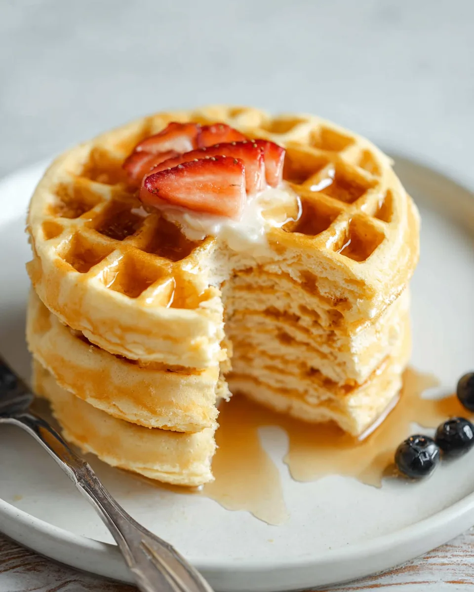 Easy & Crispy Protein Waffles: Delicious & Simple!