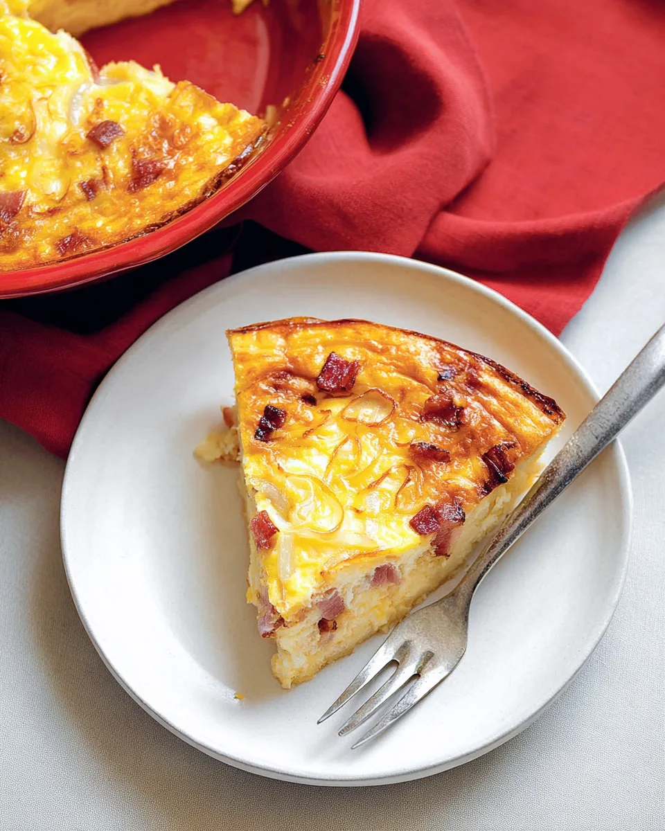 Easy & Delicious Crustless Quiche Lorraine Recipe!