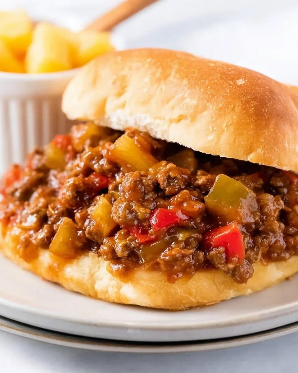 Easy Hawaiian Sloppy Joes: Simple Weeknight Recipe