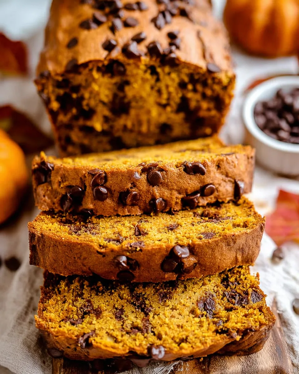 Easy & Healthy Pumpkin Chocolate Chip Bread Now!