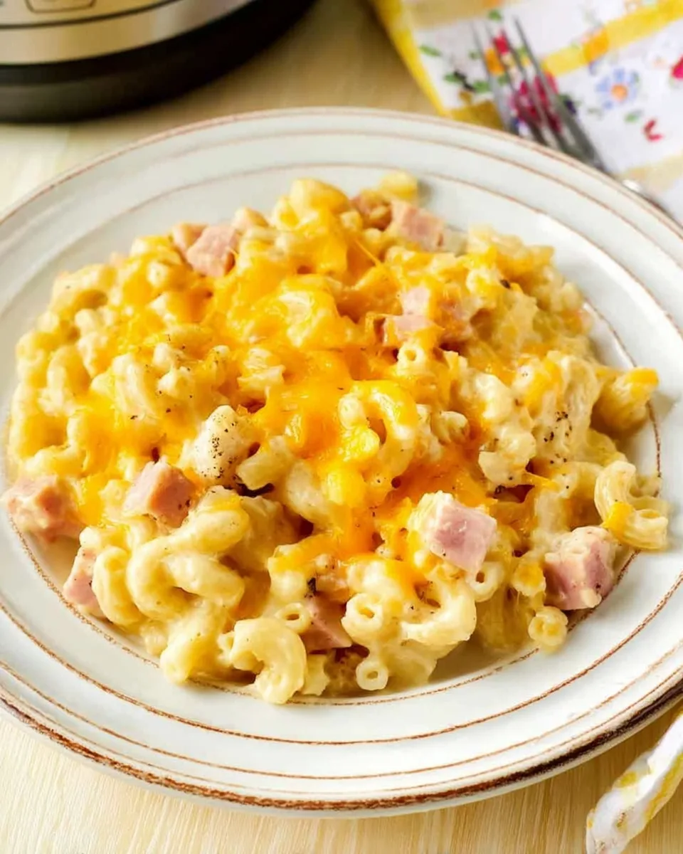 Easy Instant Pot Mac and Cheese with Ham Recipe