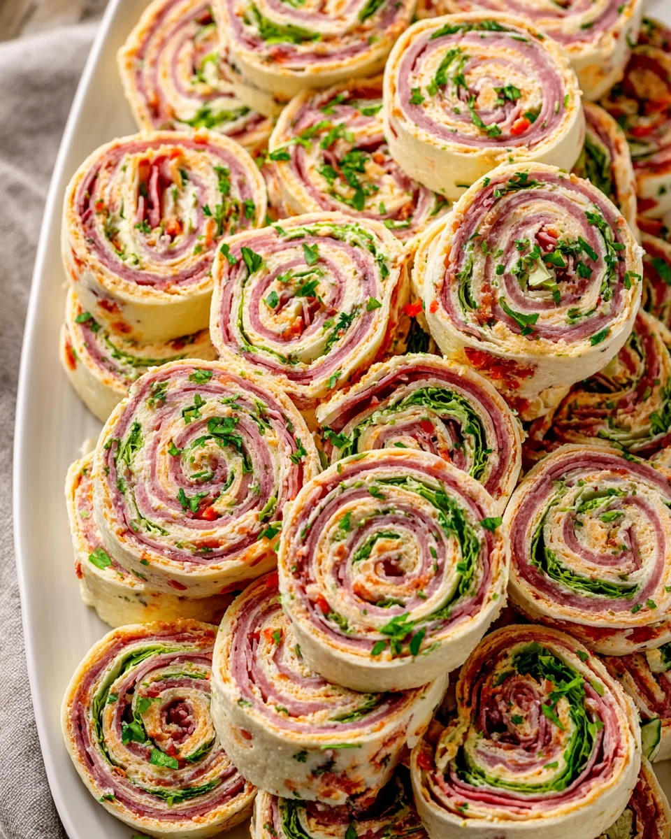 Easy Italian Pinwheel Sandwiches Best Quick Recipe