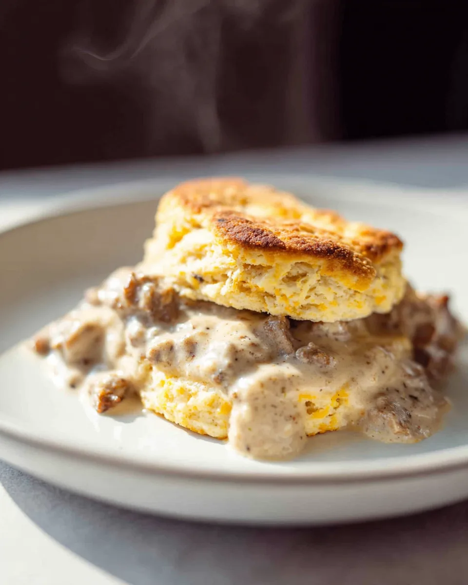 Easy Keto Biscuits and Gravy Recipe