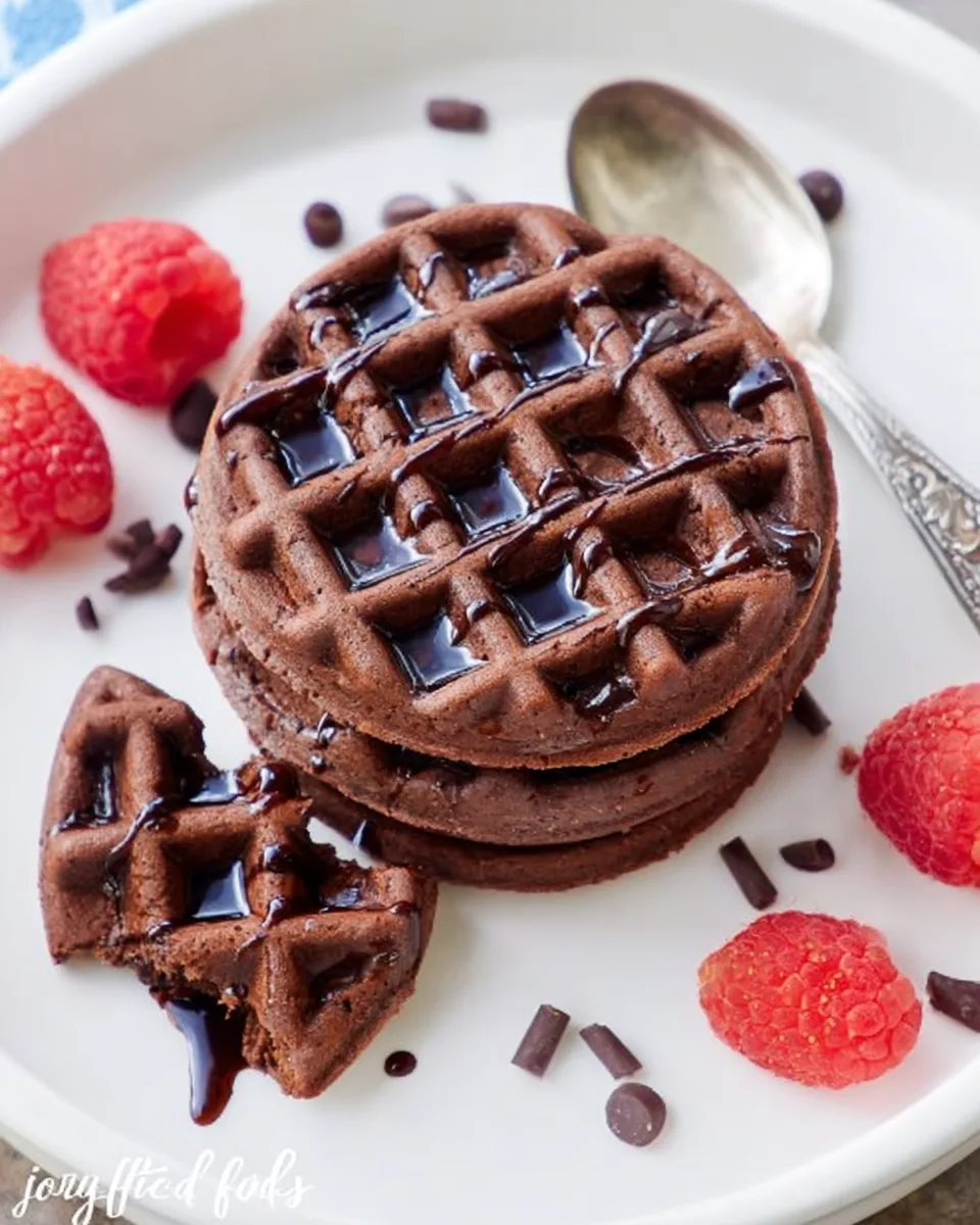 Easy Keto Chocolate Chaffles - Your New Go-To Dessert!