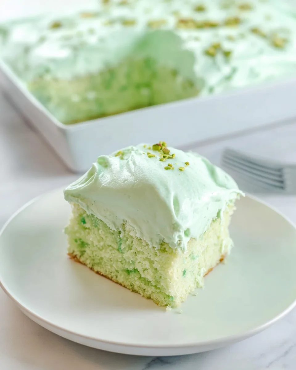 Easy Pistachio Pineapple Cake Recipe
