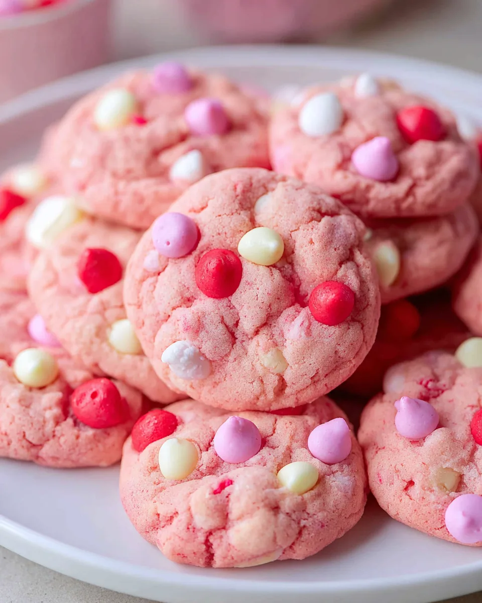 Easy Strawberry Cake Mix Cookies: Quick & Simple!