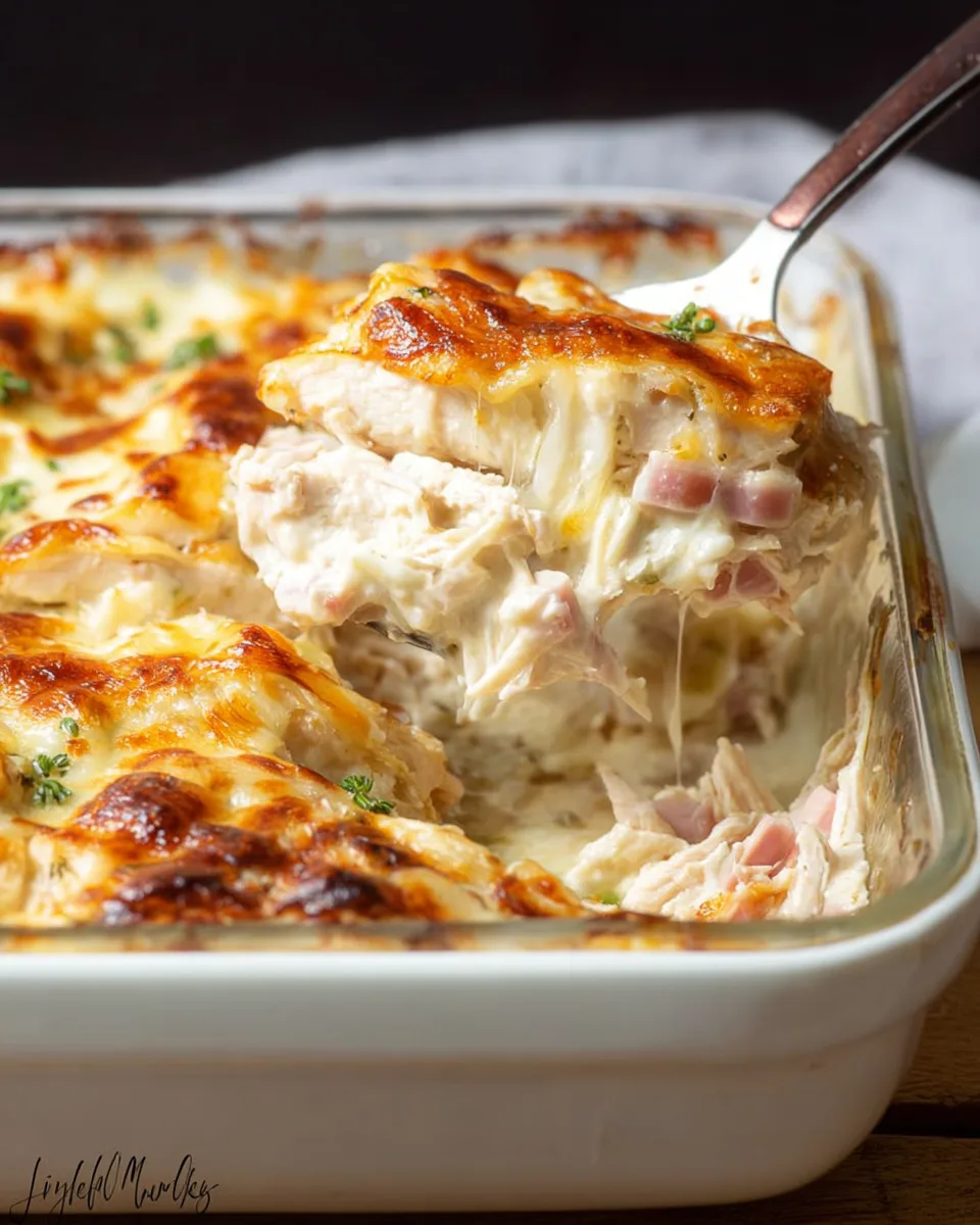 Easy Weeknight Chicken Cordon Bleu Casserole Recipe