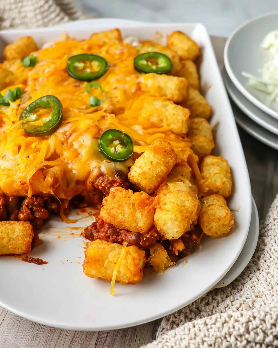 Easy Weeknight Chili Tot Bake: A Family Favorite!