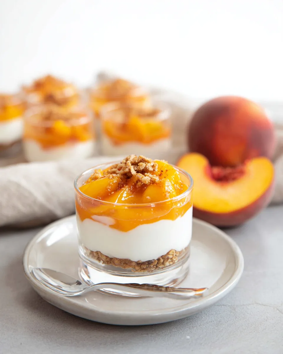 Enjoy This No Bake Keto Peach Cheesecake Recipe!