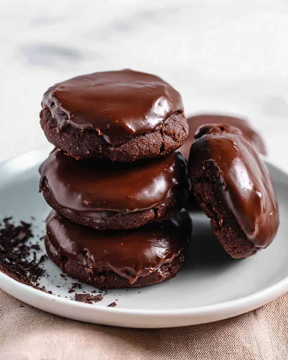Fudgy Chocolate Cream Cheese Cookies, Cheesecake