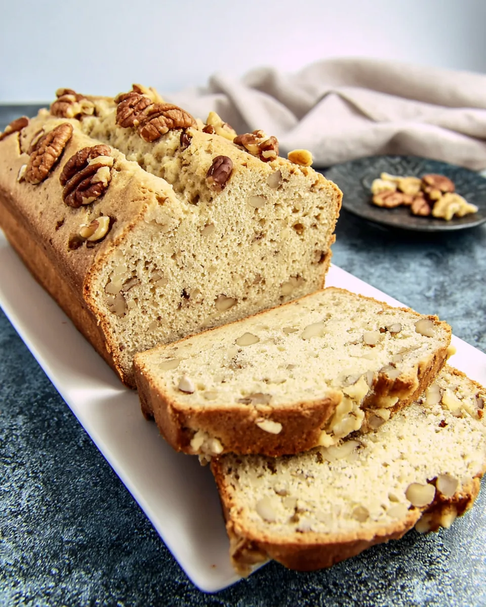Healthy Keto 'Banana' Bread: Sugar-Free, Low Carb Loaf