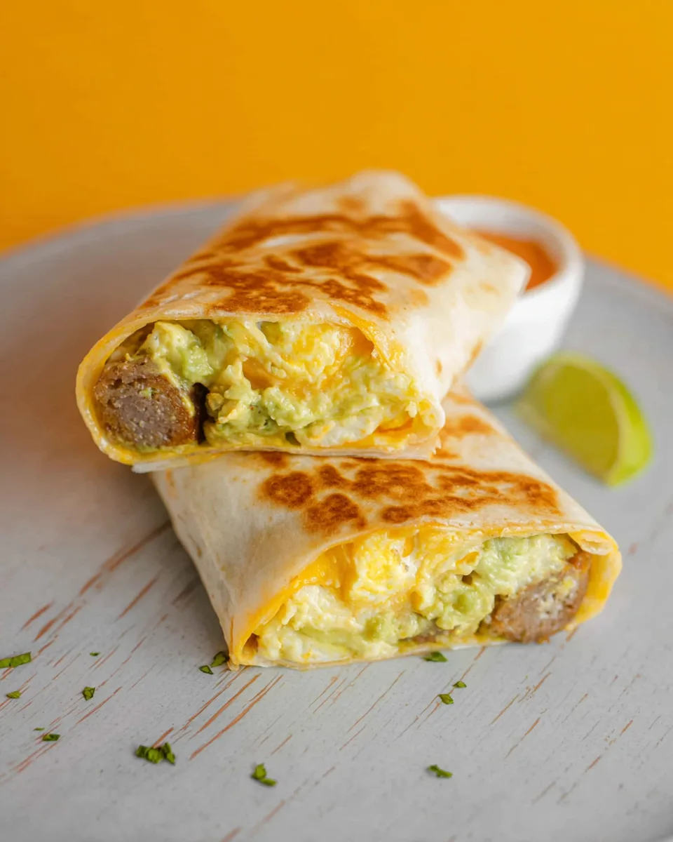 Healthy Low Carb Breakfast Burrito for One Recipe