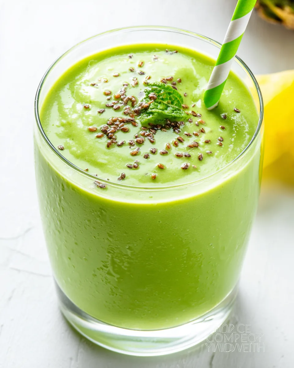 Healthy Refreshing 5-Ingredient Detox Smoothie