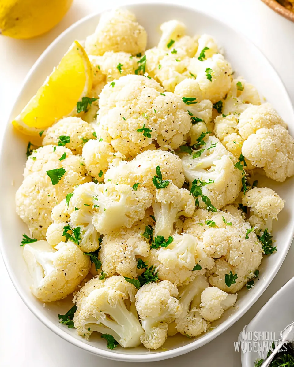 Healthy Steamed Cauliflower Perfection Dish Recipe