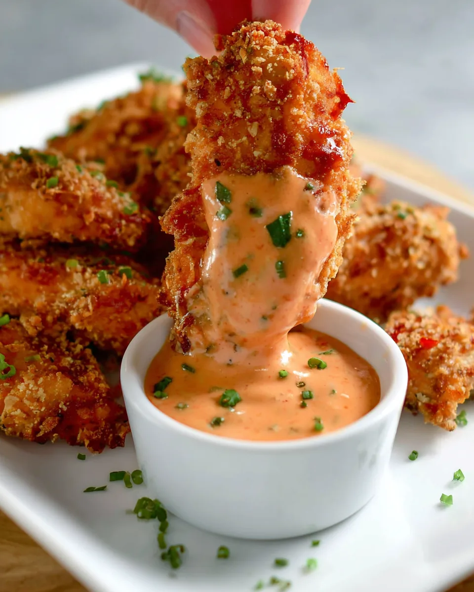 Homemade Crispy Bang Bang Chicken Tenders Recipe