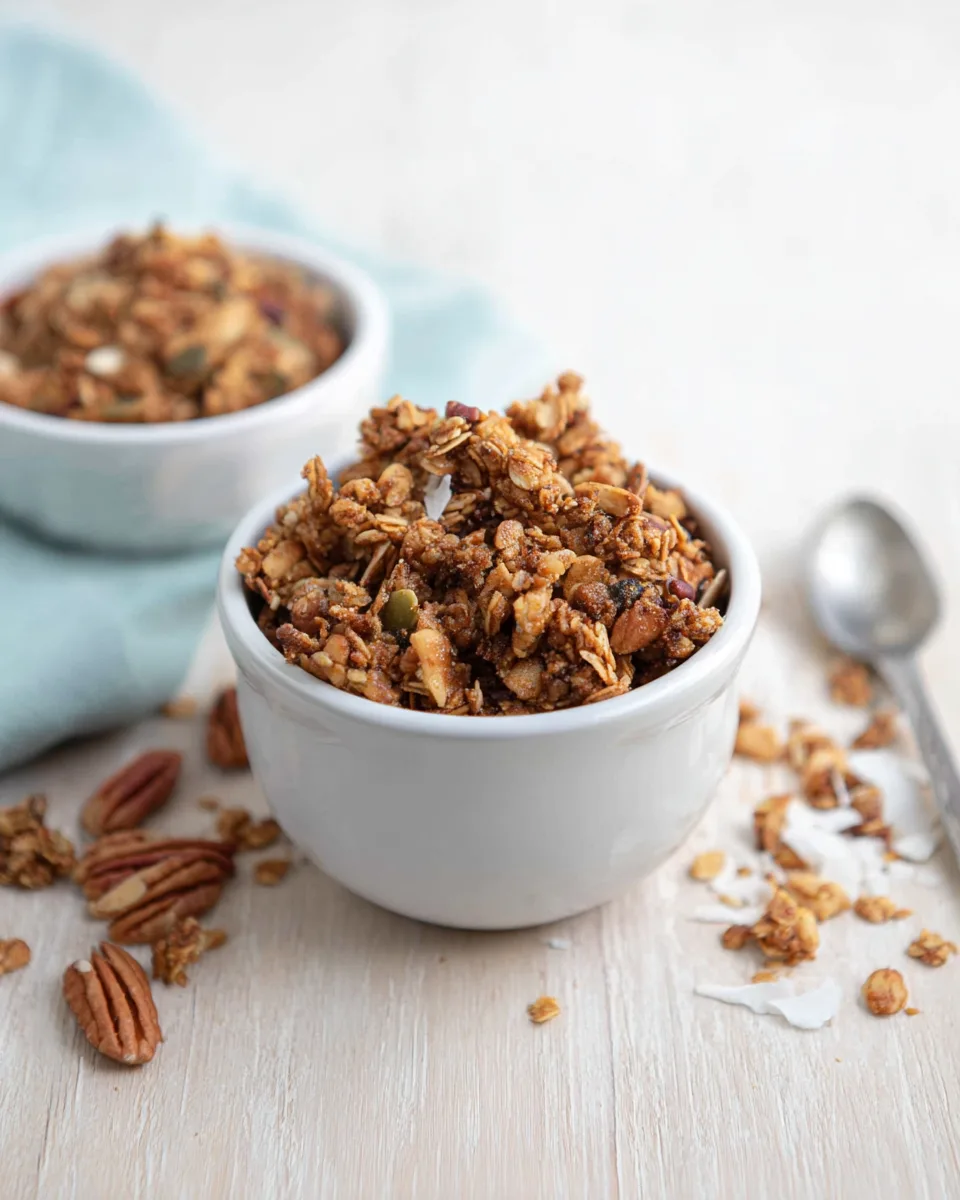 Homemade Keto Peanut Butter Granola Crunch Recipe