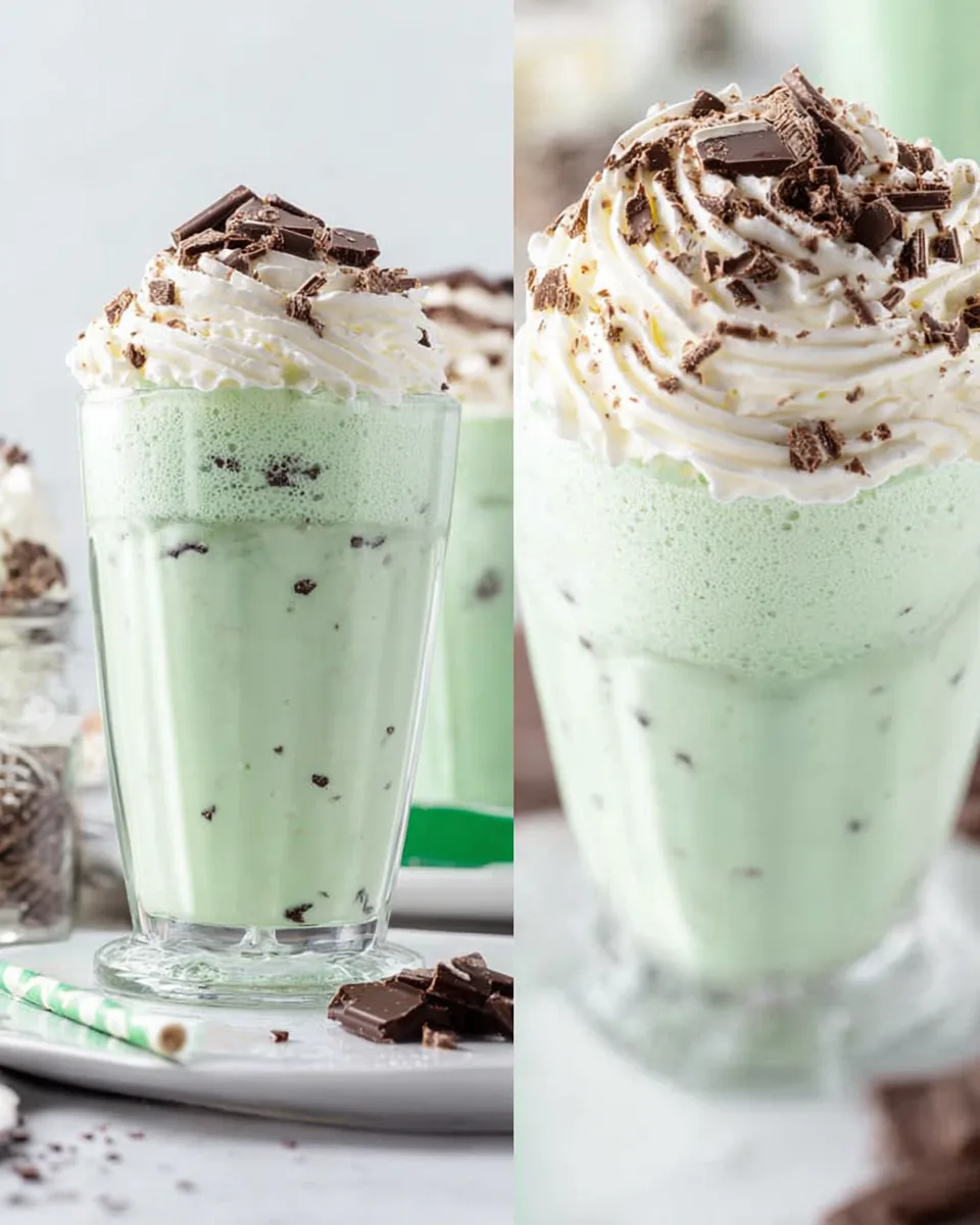 Irresistible Mint Chocolate Chip Milkshake Recipe!