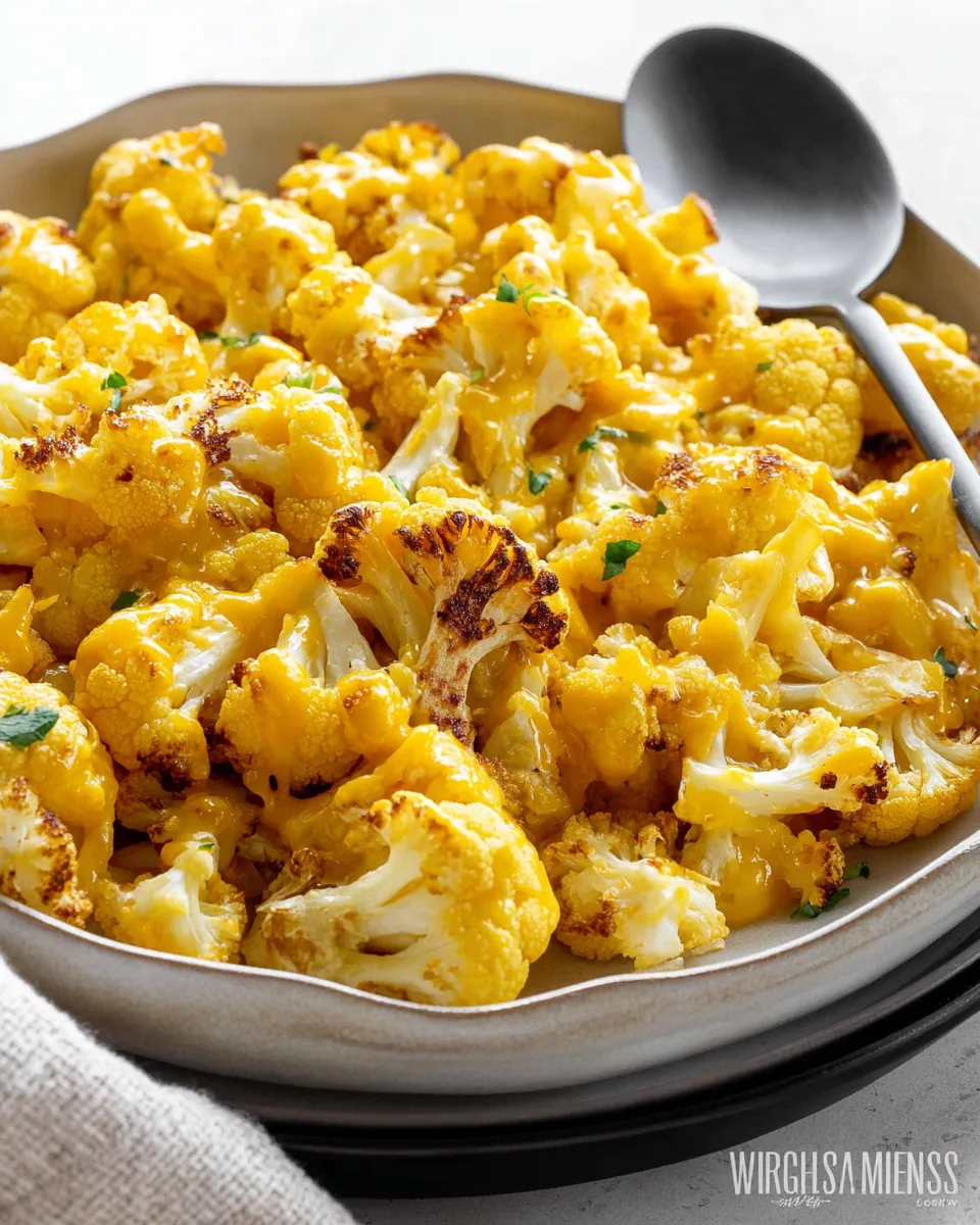 Keto Easy Cheesy Cauliflower "Mac" & Cheese Recipe