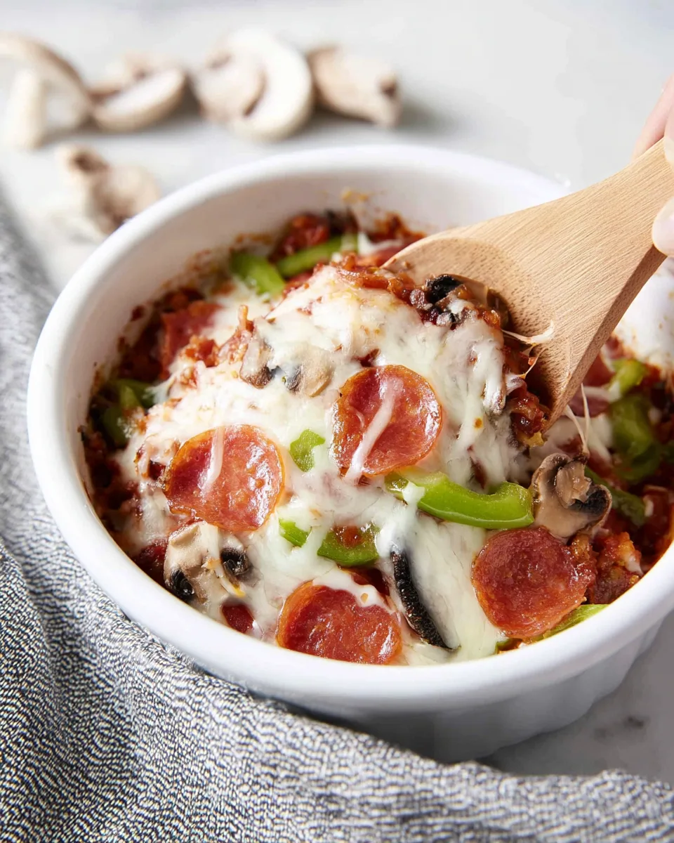 Keto Pizza Casserole: Quick & Easy Low-Carb Meal!