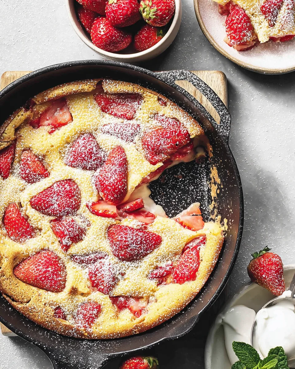 Keto Strawberry Clafoutis: Low Carb Dessert Recipe