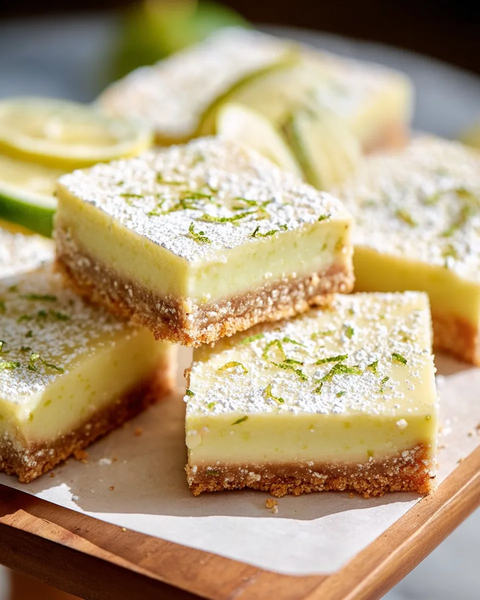 Key Lime Pie Bars Recipe - Easy, Zesty Dessert!