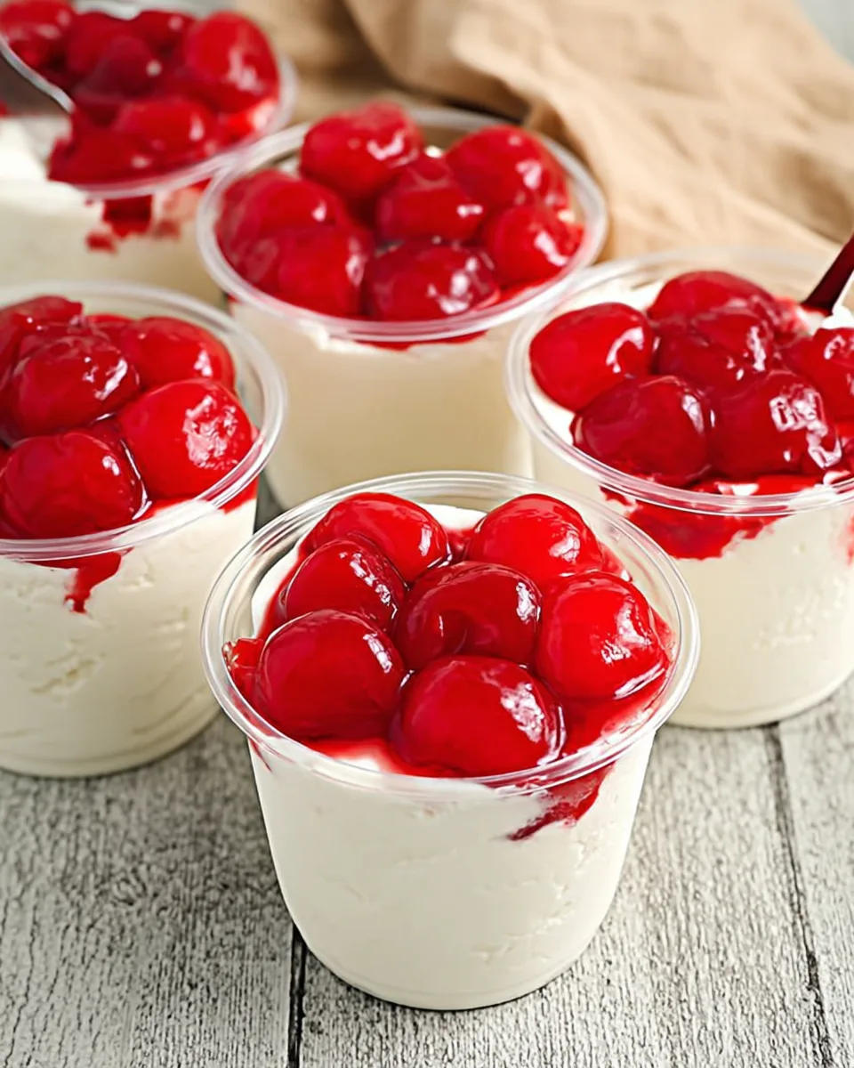 Low Carb Cherry Cheesecake Cups: Simple Sweet Treat