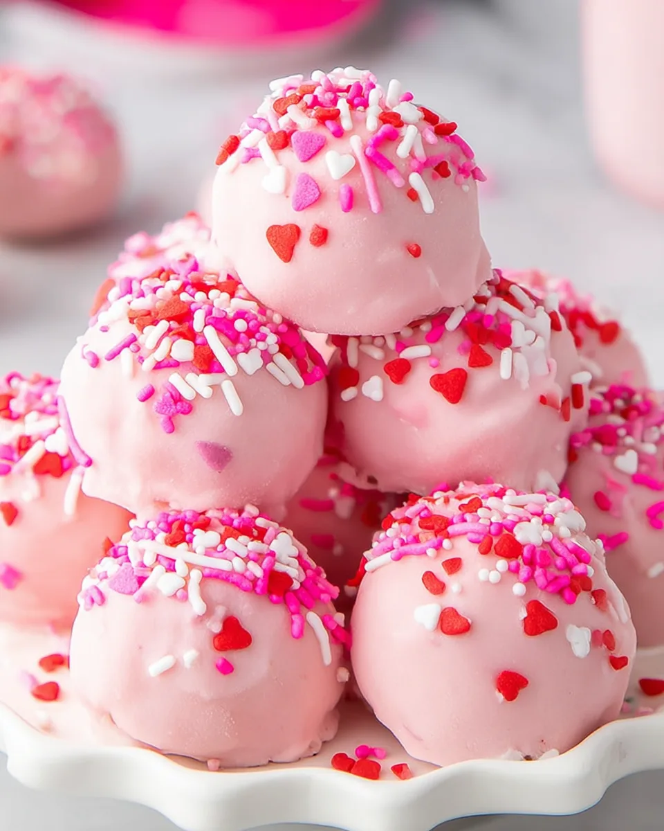 No-Bake Valentine's Oreo Truffles - Quick & Easy
