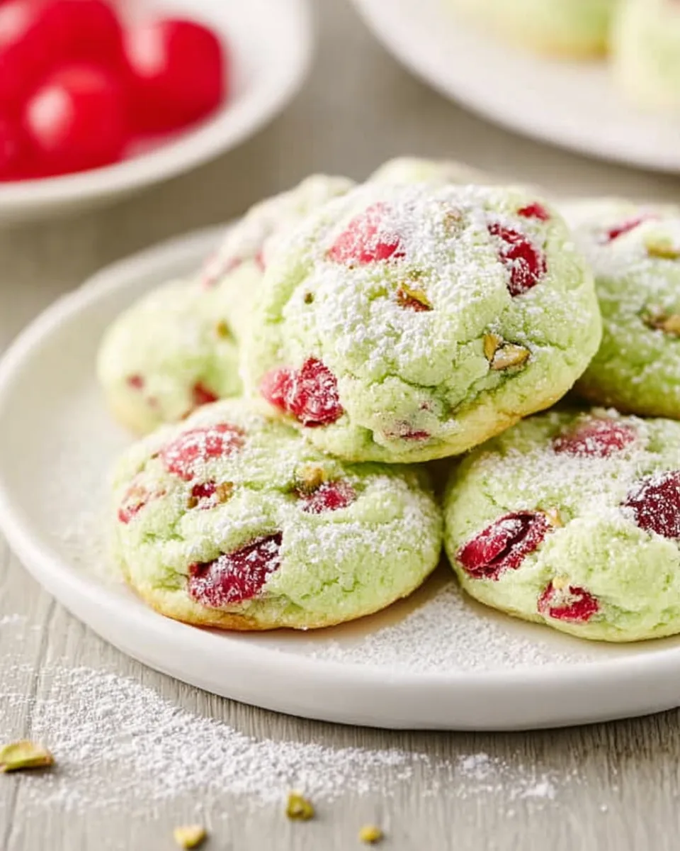 Pistachio & Cherry Pudding Cookies: Quick & Easy!