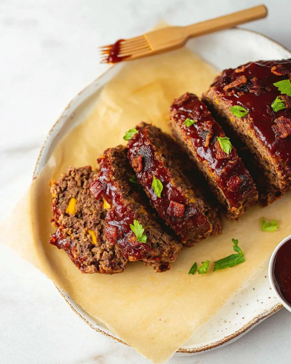 Quick and Easy Bacon Cheeseburger Meatloaf Recipe!