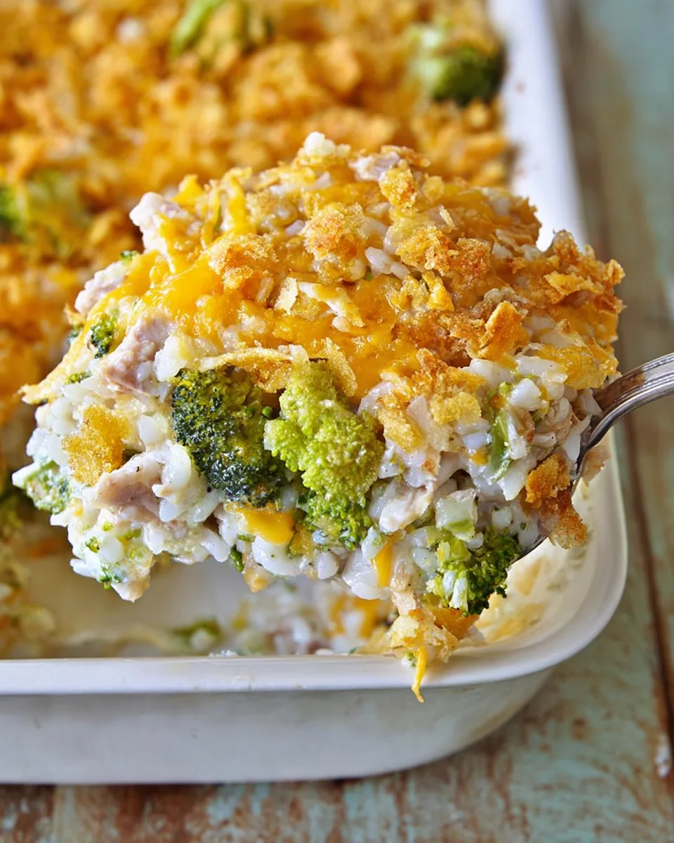 Quick Cheesy Chicken & Broccoli Bake - Recipe