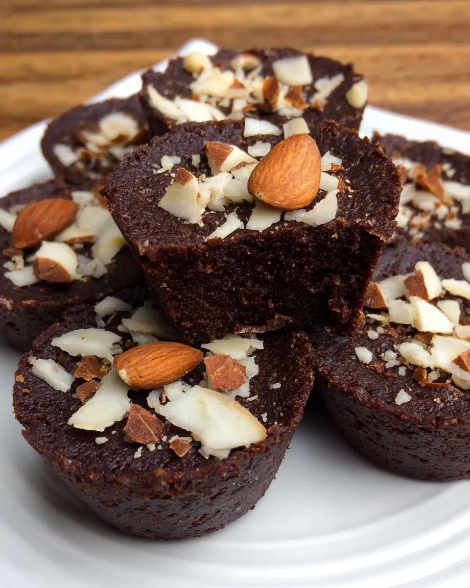 Quick & Easy Chocolate Coconut Keto Brownie Bites!