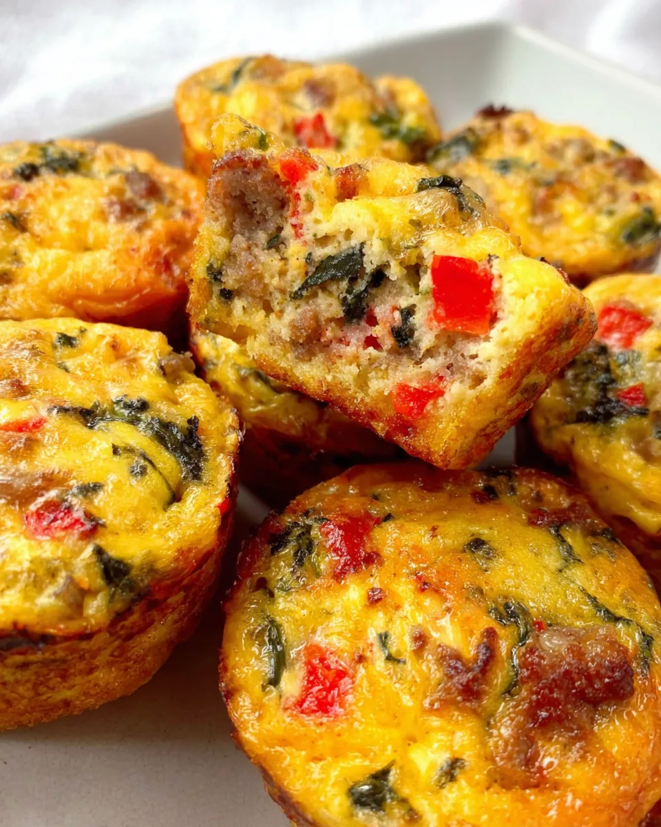 Quick & Easy Healthy Chorizo & Pepper Egg Cups!